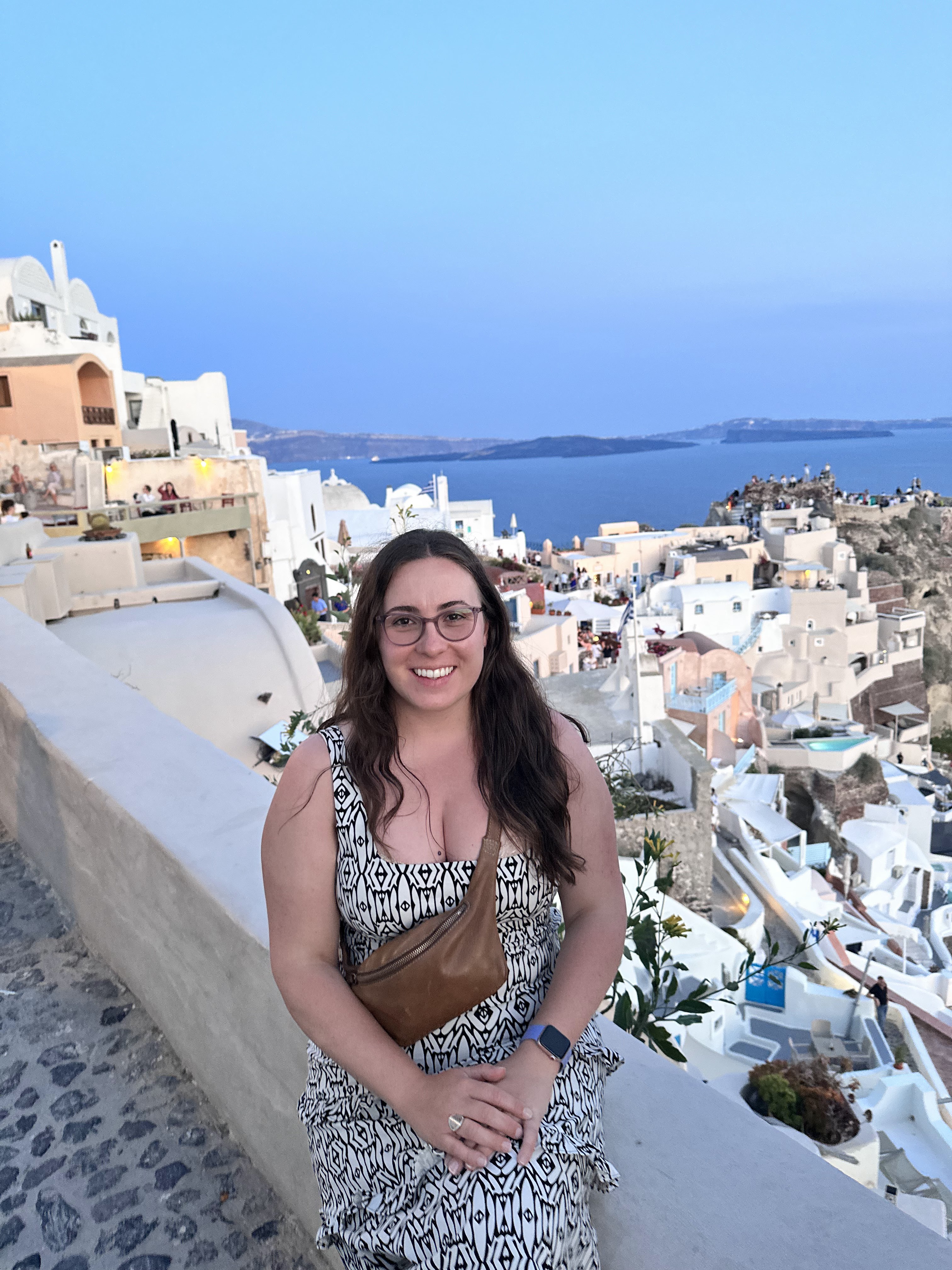 Lizy in Oia